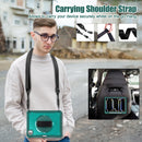 iPad Pro 11" Rugged Case (M5 2025 / M4 2024) - 360° Stand, Hand & Shoulder Strap - Shockproof - Green