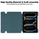 360° Rotating Keyboard Case for iPad Pro 13 (M4 2024 / M5 2025) – Detachable Keyboard with Pencil Holder [Teal]