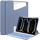 360° Rotating Keyboard Case for iPad Pro 13 (M4 2024 / M5 2025) – Detachable Keyboard with Pencil Holder [Lavender]