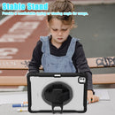 iPad Pro 13" Rugged Case (M5 2025 / M4 2024) - 360° Stand, Hand & Shoulder Strap - Shockproof - Black