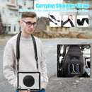 iPad Pro 13" Rugged Case (M5 2025 / M4 2024) - 360° Stand, Hand & Shoulder Strap - Shockproof - Black
