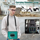 iPad Pro 13" Rugged Case (M5 2025 / M4 2024) - 360° Stand, Hand & Shoulder Strap - Shockproof - Green