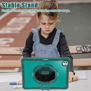 iPad Pro 13" Rugged Case (M5 2025 / M4 2024) - 360° Stand, Hand & Shoulder Strap - Shockproof - Green