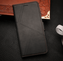 Samsung Galaxy S25 Flip Wallet Case Cowhide Dot Pattern