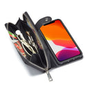 iPhone 11 Pro Case Zipper Wallet (Black) 2
