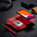 iPhone 11 Pro Case Zipper Wallet (Red) 7