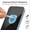 iPhone 13 Tempered Glass Screen Protector 9H – 2 Pack | HD Clear