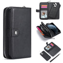iPhone 12 Mini Case Zipper Wallet (Black) 1