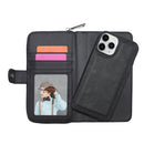 iPhone 12 Mini Case Zipper Wallet (Black) 6