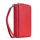 iPhone 12 Pro Max Case Zipper Wallet (Red) 2