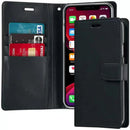 iPhone 12 Pro Max Flip PU Leather Wallet Case (Black) 4
