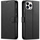 iPhone 12 Pro Max Flip PU Leather Wallet Case (Black)