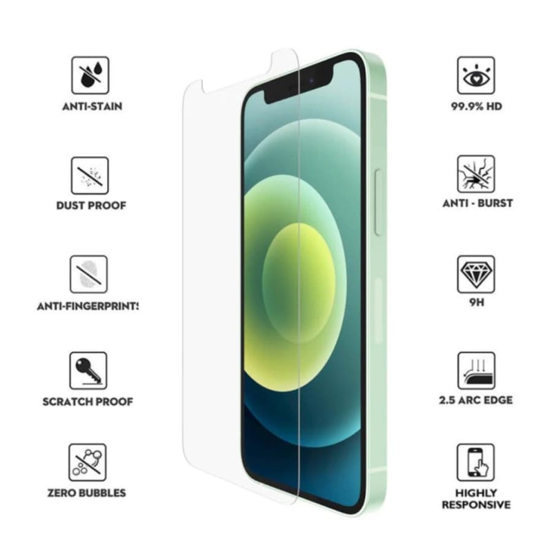 iPhone 12/iPhone 12 Pro (6.1”) Screen Protectors (Pack of 2)