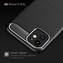 iPhone 12Mini (5.4’’) Carbon Fibre TPU Case Slim Shockproof