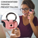 iPhone 13 Case - iPhone 13 / Hand Strap PU Card Case / Pink