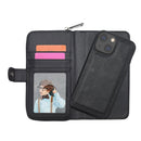 iPhone 13 Mini Case Zipper Wallet (Black) 6