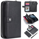 iPhone 13 Mini Case Zipper Wallet (Black) 1