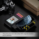 iPhone 13 Mini Case Zipper Wallet (Black) 8