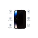 iPhone 13 Mini Glass Privacy Screen Protector (2 Pack) 2