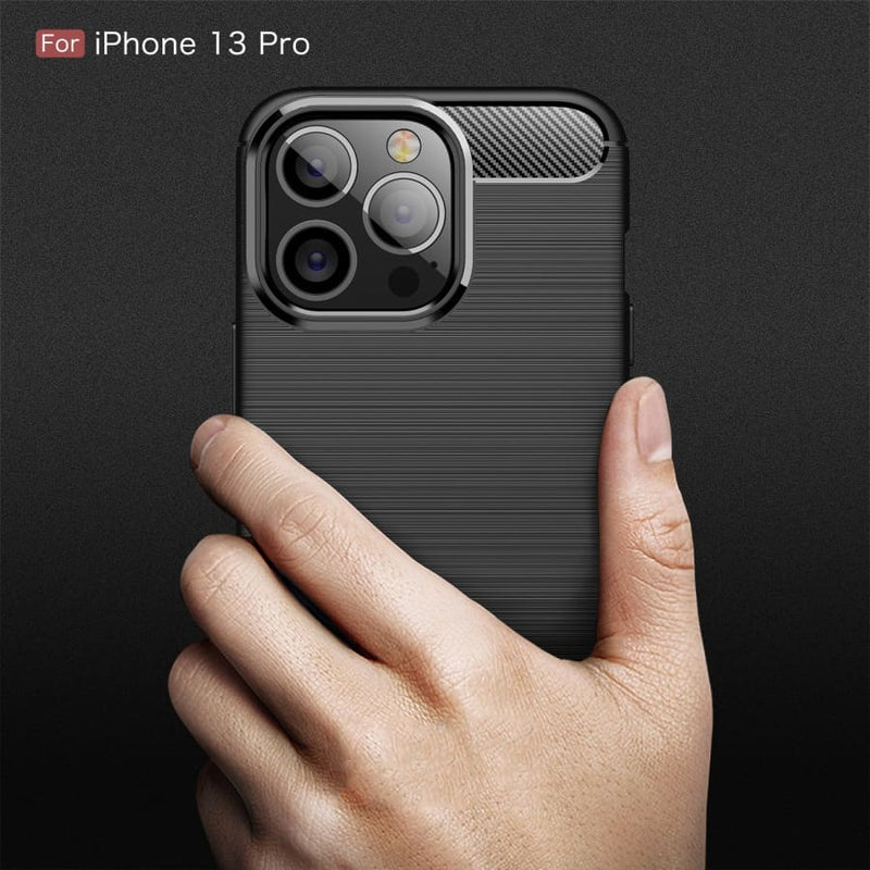 iPhone 13 Pro Case - Navy / iPhone 13 Pro / Carbon Fibre