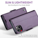 iPhone 14 CaseMe 023 Wallet Flip Cover RFID Protection Card