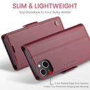 iPhone 14 Plus CaseMe 023 Wallet Flip Cover RFID Protection
