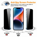 iPhone 14 Plus Privacy Tempered Glass Screen Protector (2