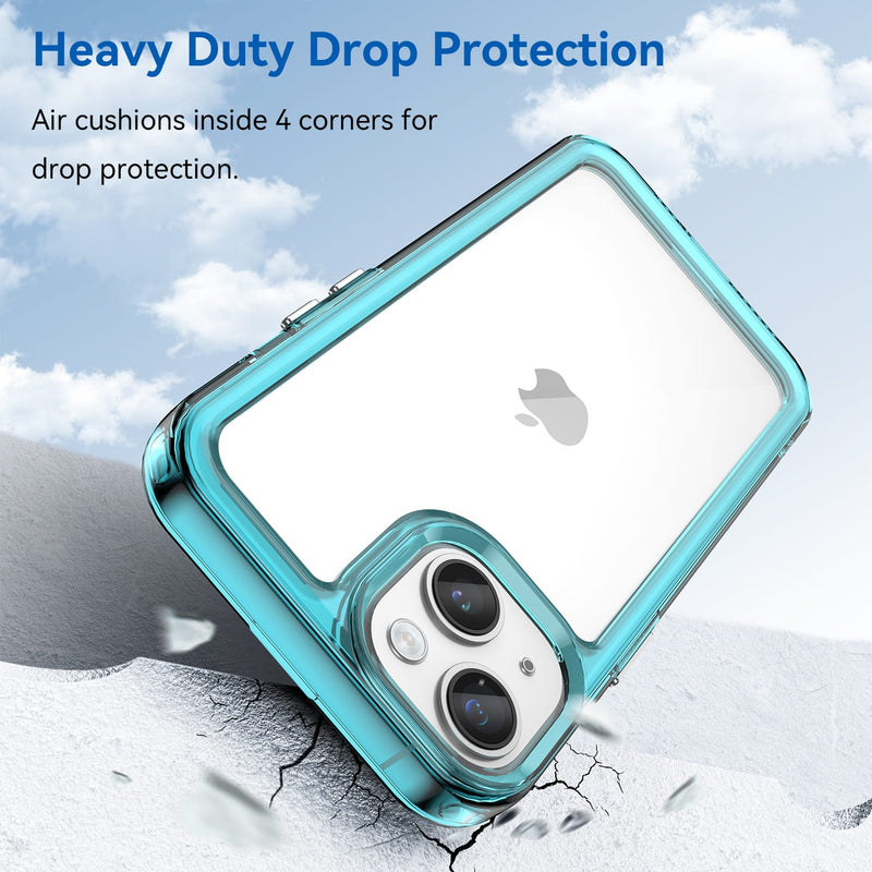 Apple iPhone 14 Plus Soft TPU Bumper Case [Clear Blue]