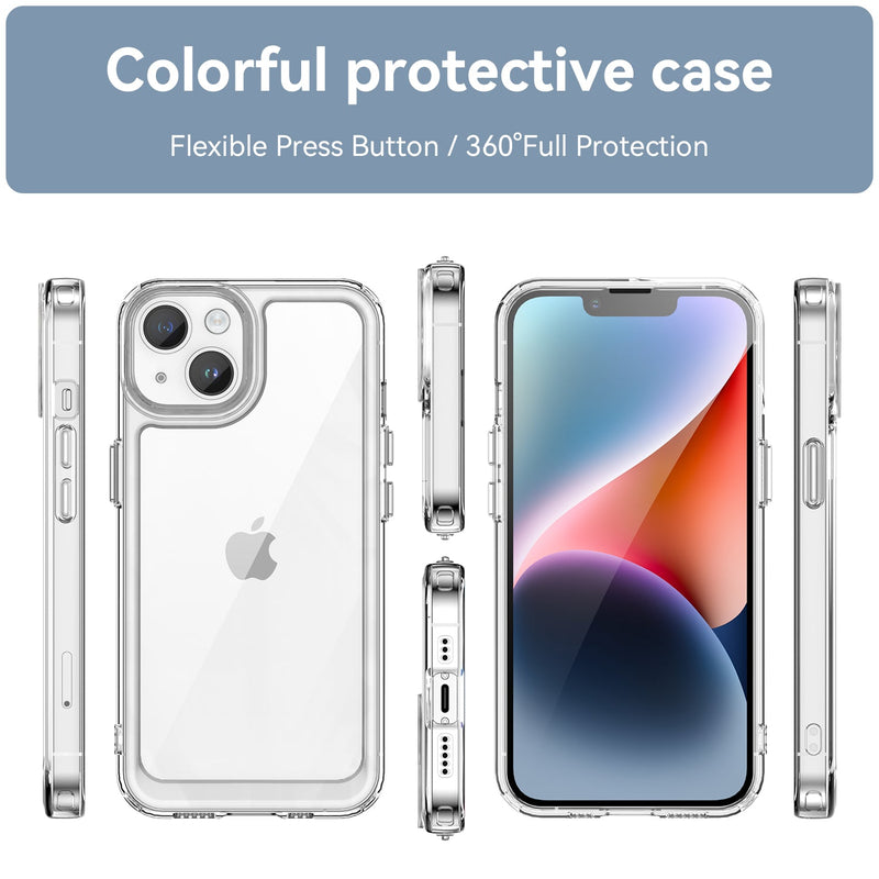 Apple iPhone 14 Plus Soft TPU Bumper Case [Clear]