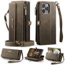 iPhone 14 Pro Max Crossbody Case with Strap Card Slots &