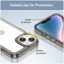 Apple iPhone 14 Soft TPU Bumper Case [Clear Grey]