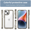 Apple iPhone 14 Soft TPU Bumper Case [Clear Grey]