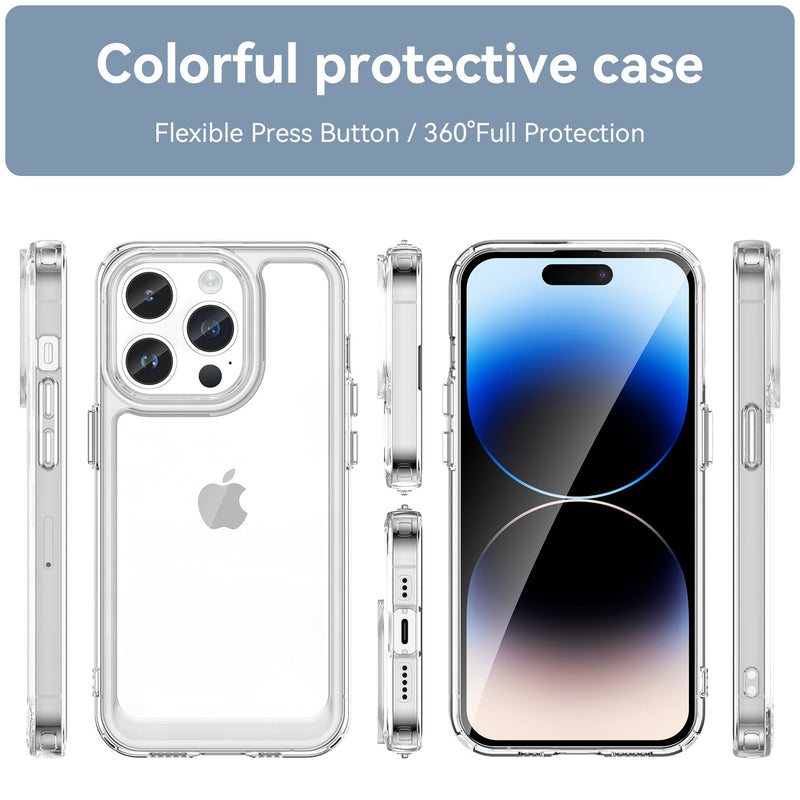 Apple iPhone 14 Pro Max Soft TPU Bumper Case [Clear]