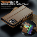 iPhone 15 CaseMe 023 Wallet Flip Cover RFID Protection Card