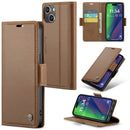 iPhone 15 CaseMe 023 Wallet Flip Cover RFID Protection Card