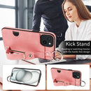 iPhone 15 Plus Case - iPhone 15 Plus / Hand Strap PU Card