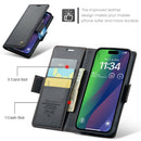 iPhone 15 Plus CaseMe 023 Wallet Flip Cover RFID Protection