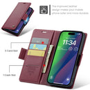 iPhone 15 Plus CaseMe 023 Wallet Flip Cover RFID Protection