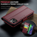 iPhone 15 Plus CaseMe 023 Wallet Flip Cover RFID Protection