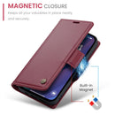 iPhone 15 Plus CaseMe 023 Wallet Flip Cover RFID Protection