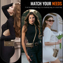 iPhone 14 Plus Crossbody Case with Strap, Card Slots & Zipper Pocket [Coffee]