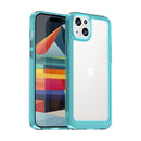 Apple iPhone 15 Plus Soft TPU Bumper Case [Clear Blue]
