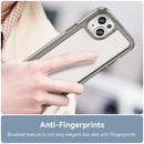 Apple iPhone 15 Plus Soft TPU Bumper Case [Clear Grey]