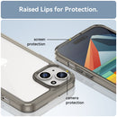 Apple iPhone 15 Plus Soft TPU Bumper Case [Clear Grey]