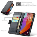 iPhone 15 Pro CaseMe 023 Wallet Flip Cover RFID Protection