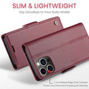 iPhone 15 Pro CaseMe 023 Wallet Flip Cover RFID Protection