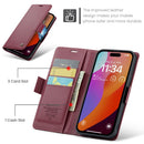 iPhone 15 Pro CaseMe 023 Wallet Flip Cover RFID Protection