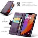 iPhone 15 Pro CaseMe 023 Wallet Flip Cover RFID Protection