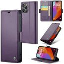 iPhone 15 Pro CaseMe 023 Wallet Flip Cover RFID Protection