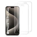 iPhone 15 Pro Max (6.7”) Screen Protectors (Pack of 2)